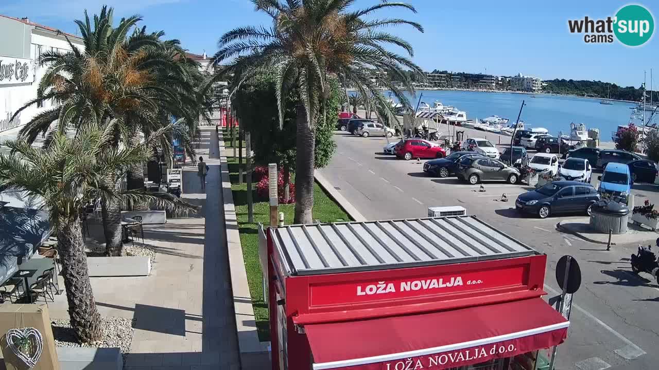 Live cam Novalja – Obala Petra Krešimira IV