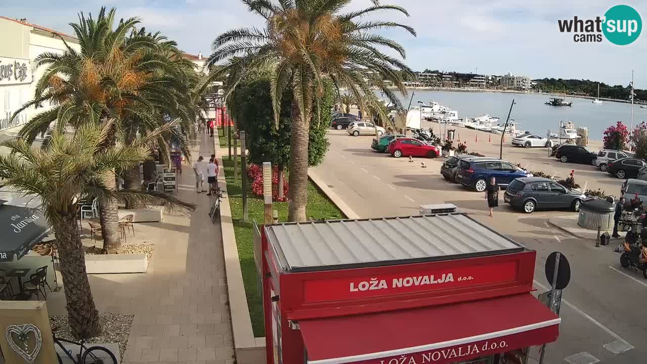 Live cam Novalja – Obala Petra Krešimira IV