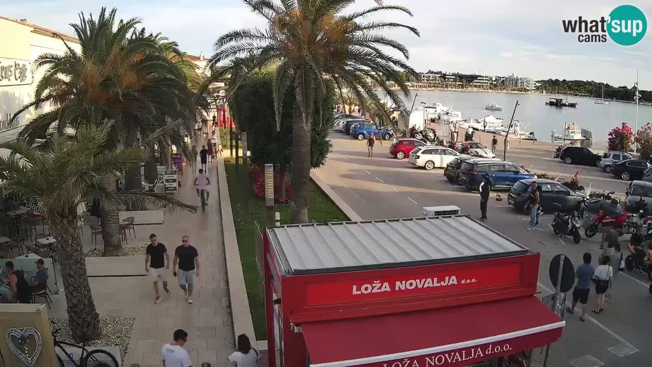 Live cam Novalja – Obala Petra Krešimira IV