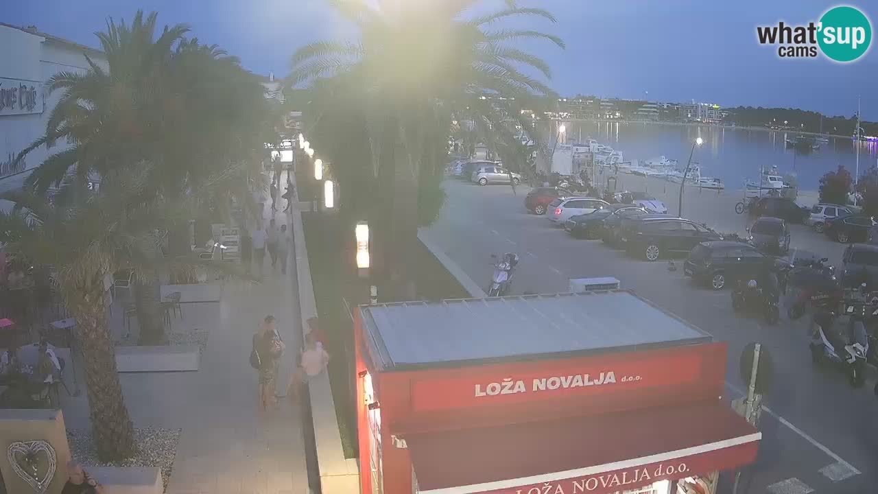 Camera en diecto Novalja – Obala Petra Krešimira IV