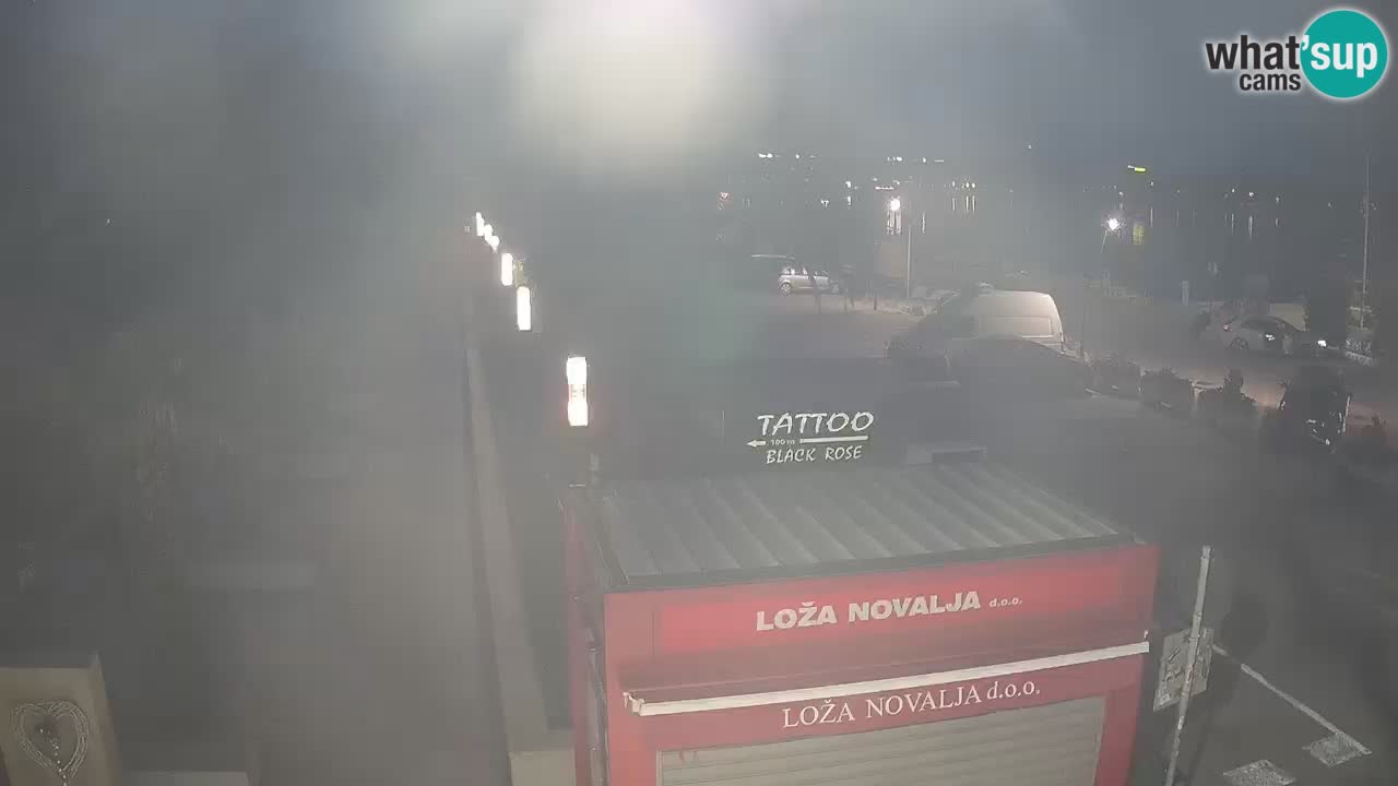 Webcam Novalja – Obala Petra Krešimira IV