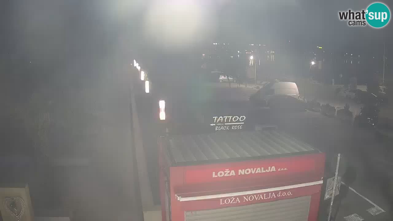 Live cam Novalja – Obala Petra Krešimira IV