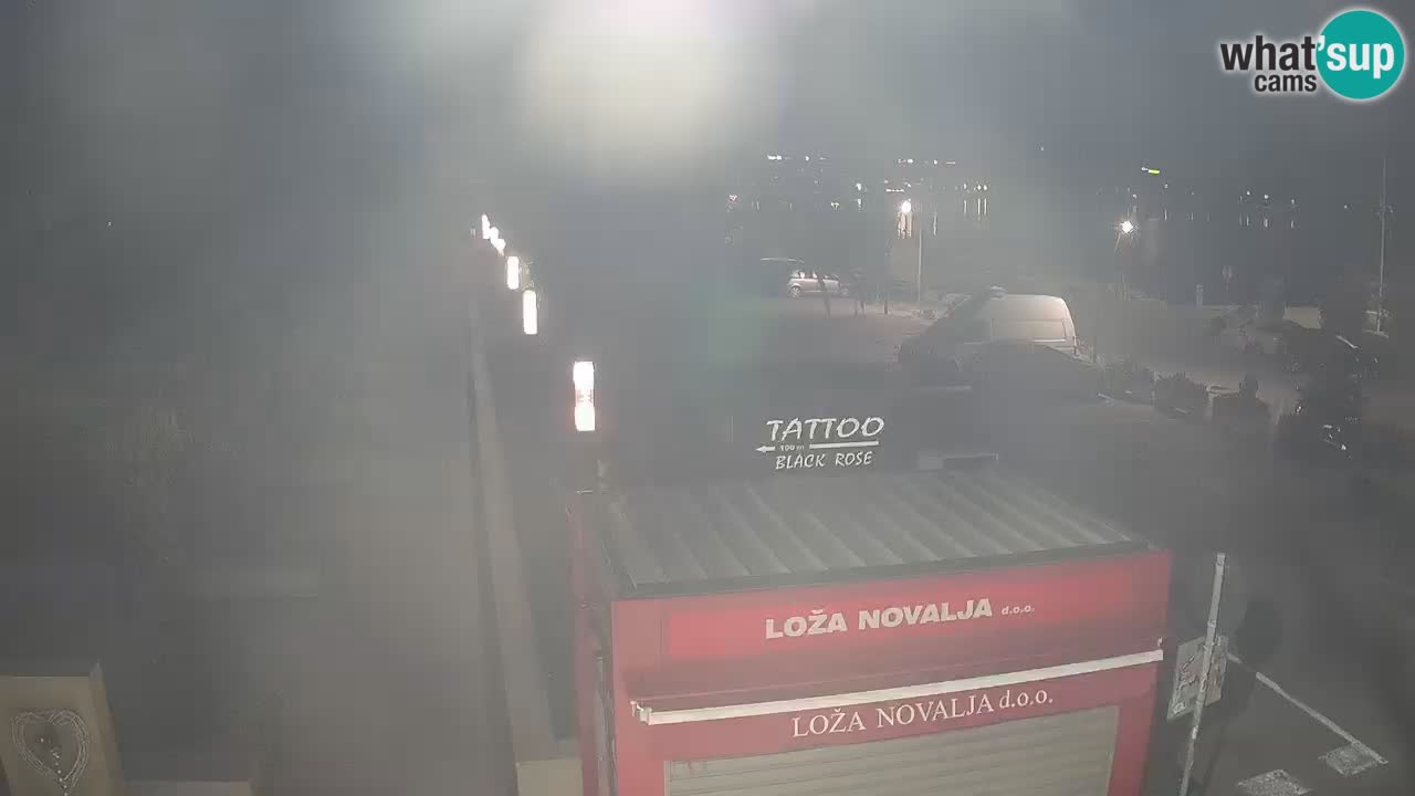 Live cam Novalja – Obala Petra Krešimira IV