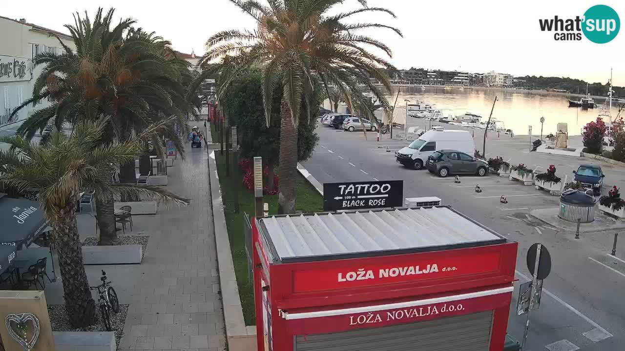 Live cam Novalja – Obala Petra Krešimira IV