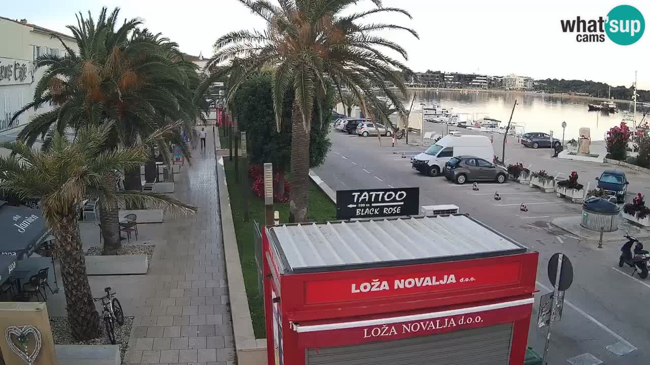 Webcam Novalja – Obala Petra Krešimira IV