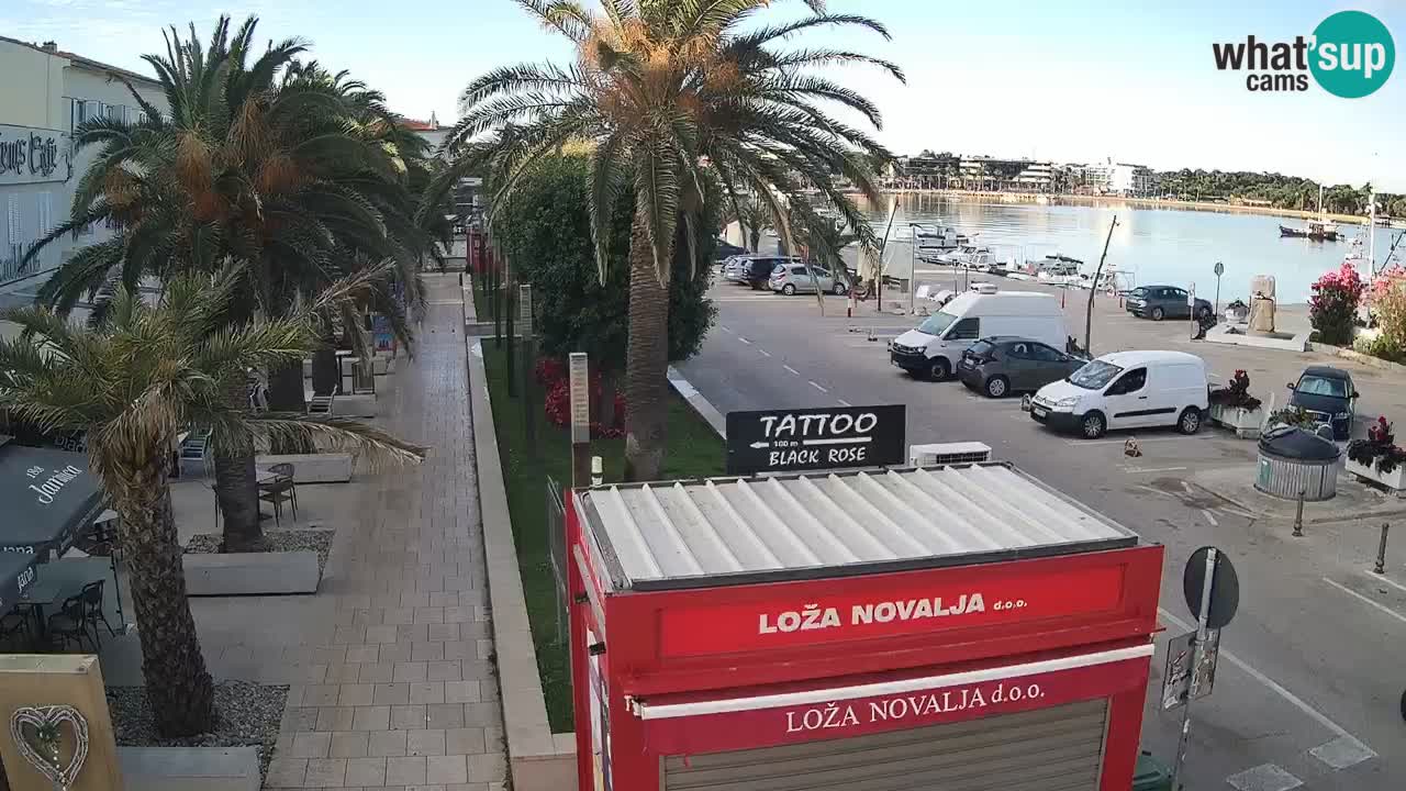Live cam Novalja – Obala Petra Krešimira IV