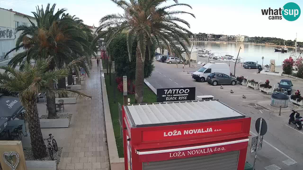 Live cam Novalja – Obala Petra Krešimira IV