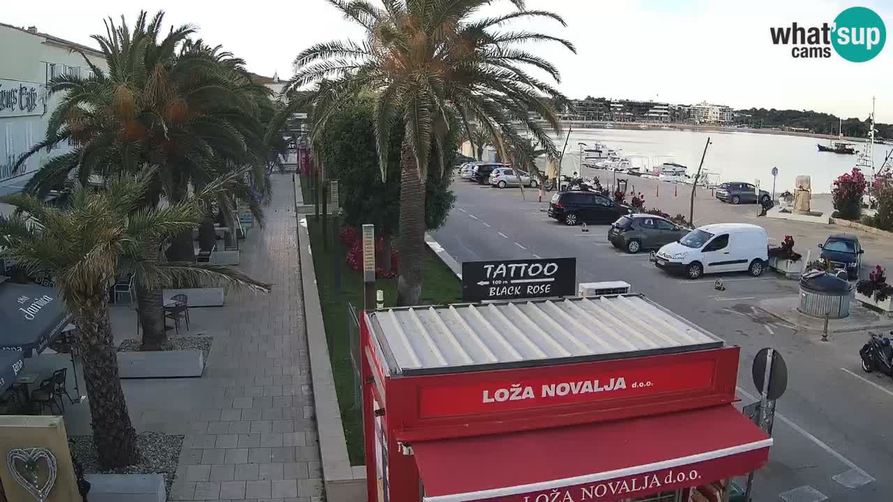 Webcam Novalja – Obala Petra Krešimira IV