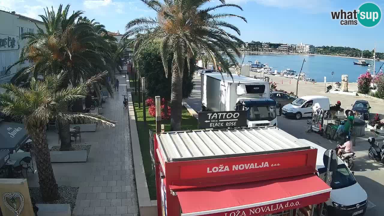 Webcam live Novalja – Obala Petra Krešimira IV