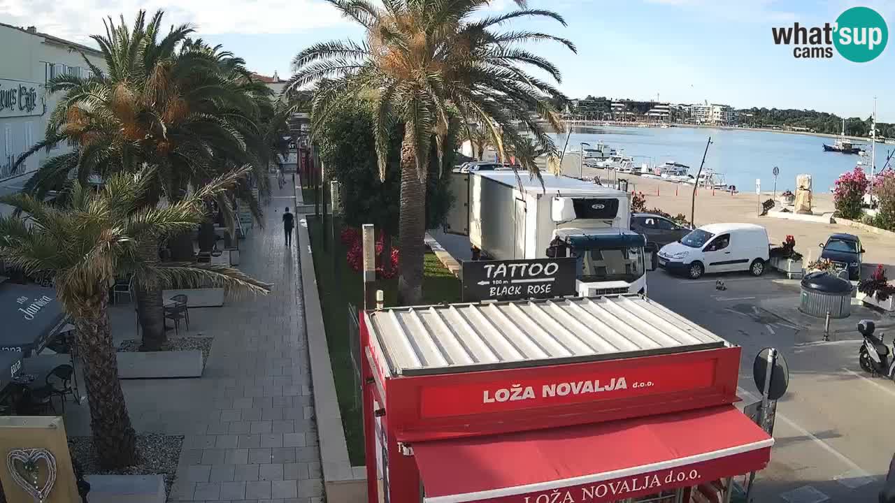 Webcam live Novalja – Obala Petra Krešimira IV