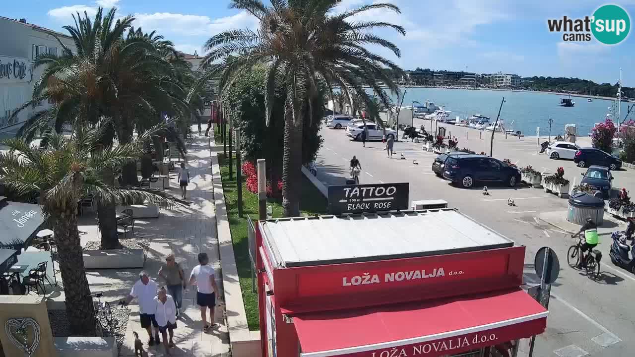 Webcam live Novalja – Obala Petra Krešimira IV