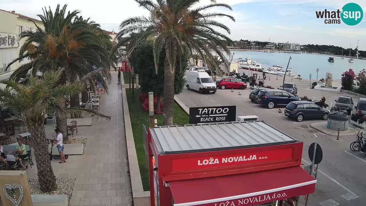 Live cam Novalja – Obala Petra Krešimira IV