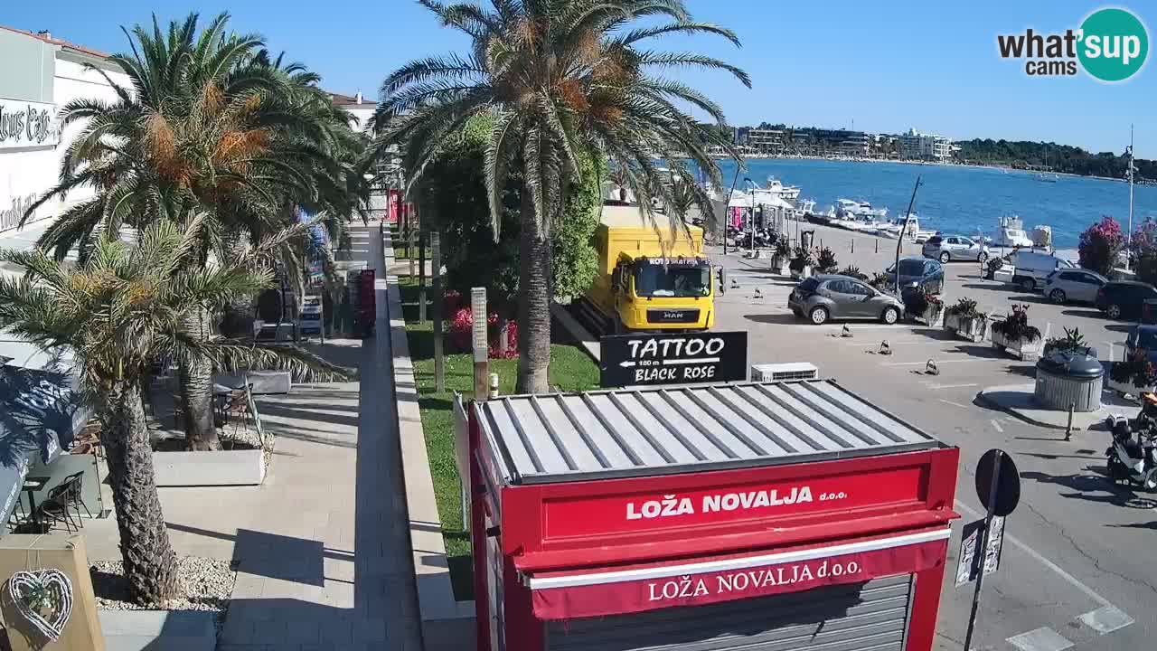 Live cam Novalja – Obala Petra Krešimira IV