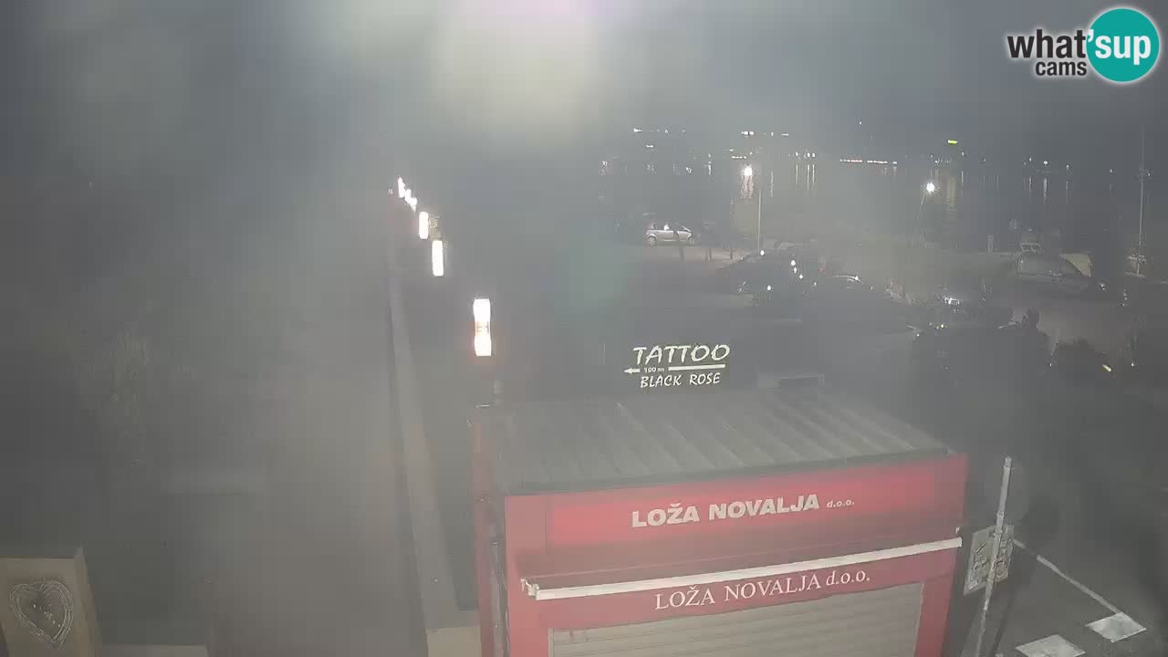 Live cam Novalja – Obala Petra Krešimira IV