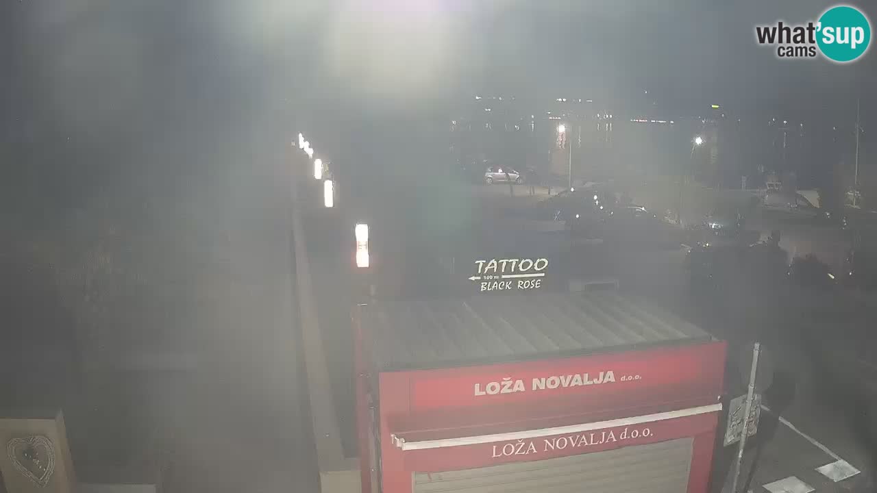 Webcam Novalja – Obala Petra Krešimira IV