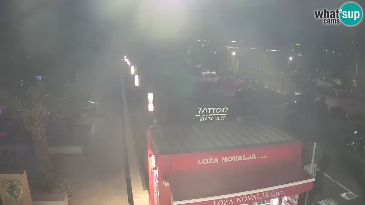 Live cam Novalja – Obala Petra Krešimira IV