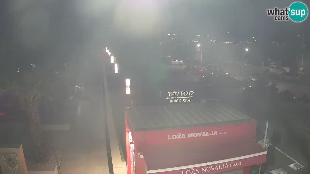 Live cam Novalja – Obala Petra Krešimira IV