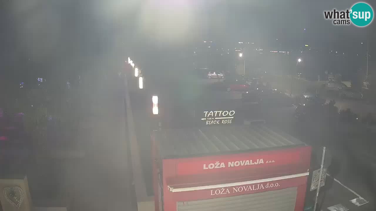 Live cam Novalja – Obala Petra Krešimira IV