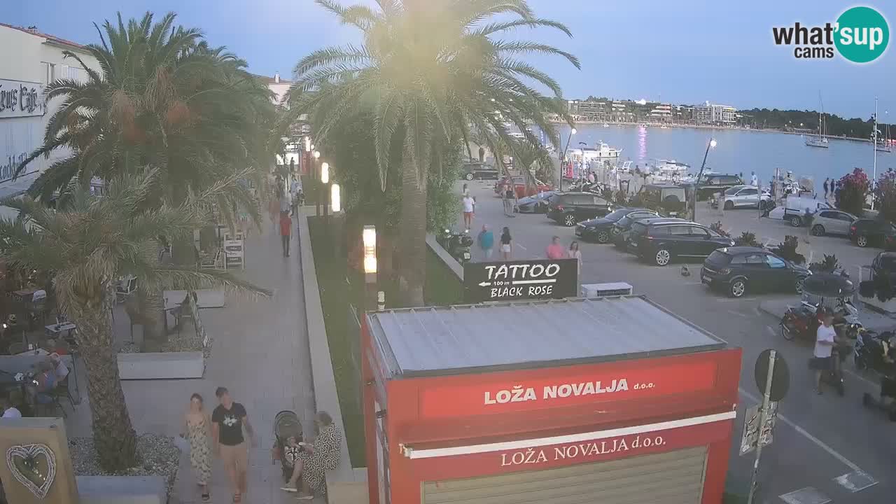 Live cam Novalja – Obala Petra Krešimira IV