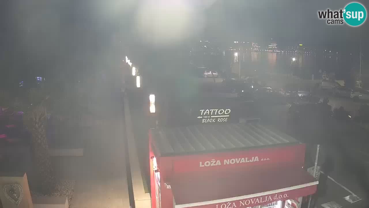 Camera en diecto Novalja – Obala Petra Krešimira IV