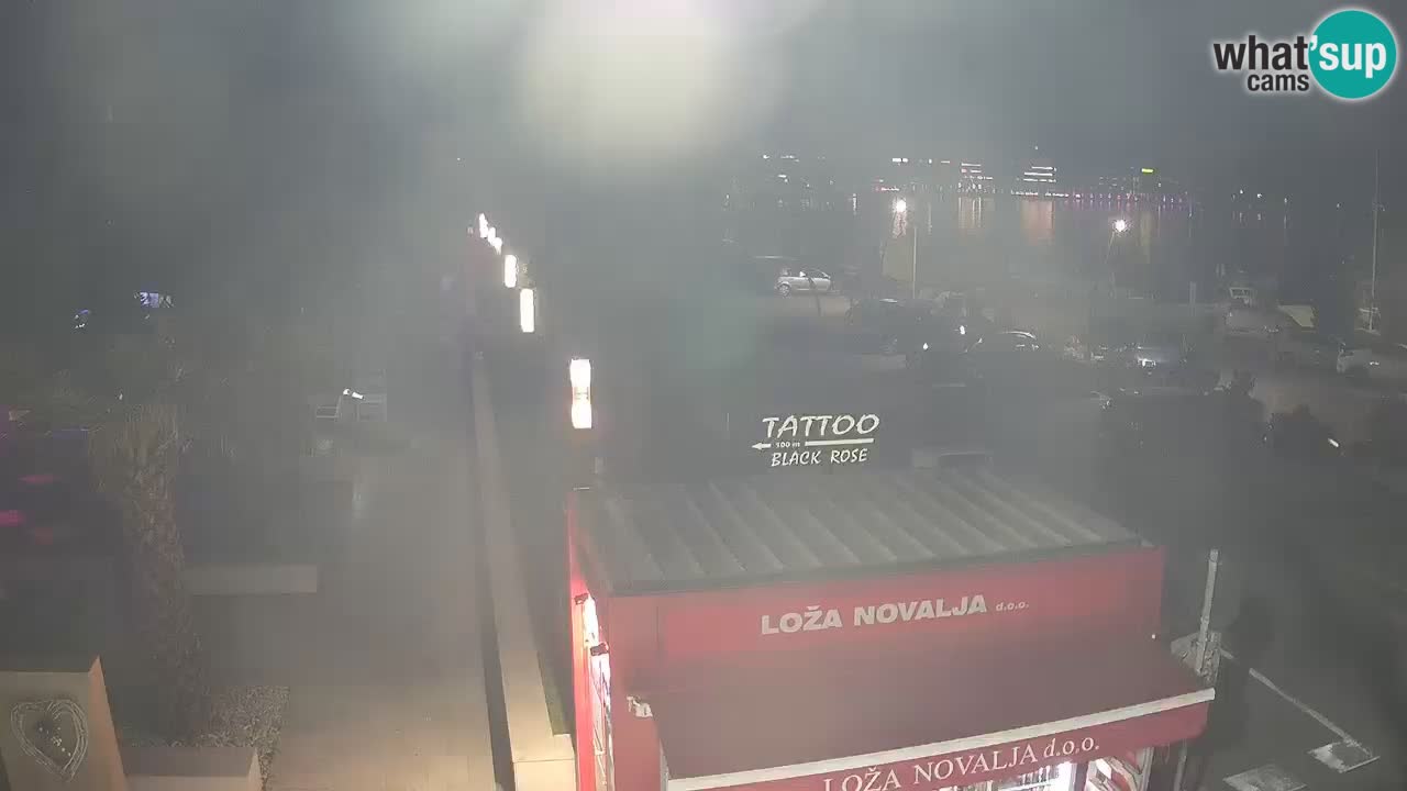 Live cam Novalja – Obala Petra Krešimira IV