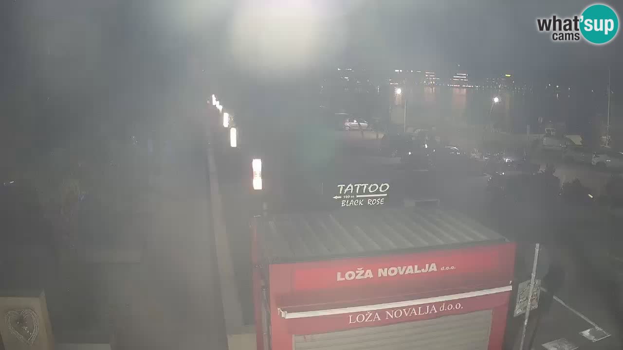 Live cam Novalja – Obala Petra Krešimira IV