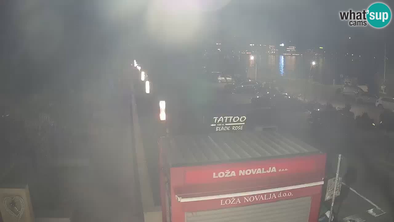 Camera en diecto Novalja – Obala Petra Krešimira IV