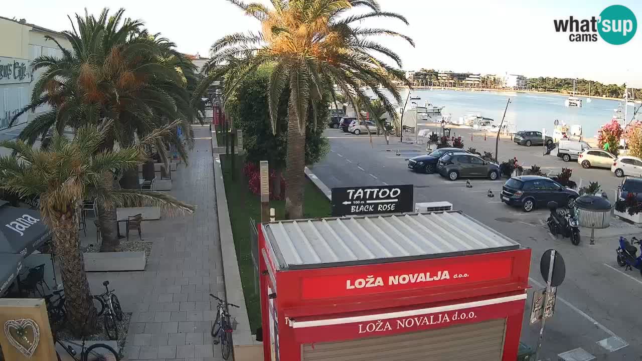 Live cam Novalja – Obala Petra Krešimira IV