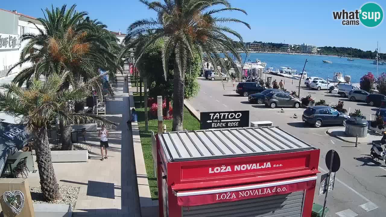 Live cam Novalja – Obala Petra Krešimira IV