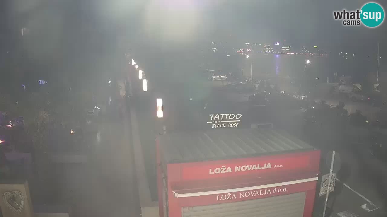 Live cam Novalja – Obala Petra Krešimira IV