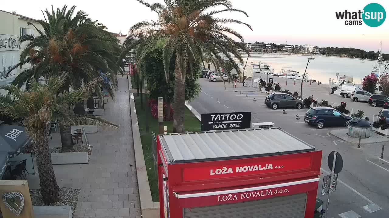 Live cam Novalja – Obala Petra Krešimira IV