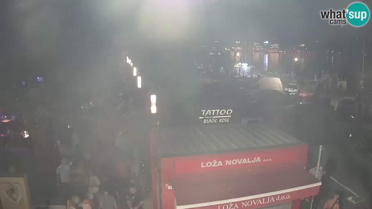 Camera en diecto Novalja – Obala Petra Krešimira IV