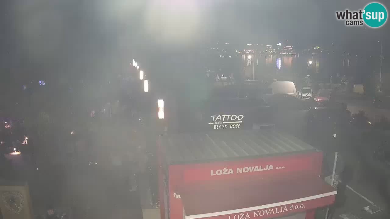Webcam live Novalja – Obala Petra Krešimira IV