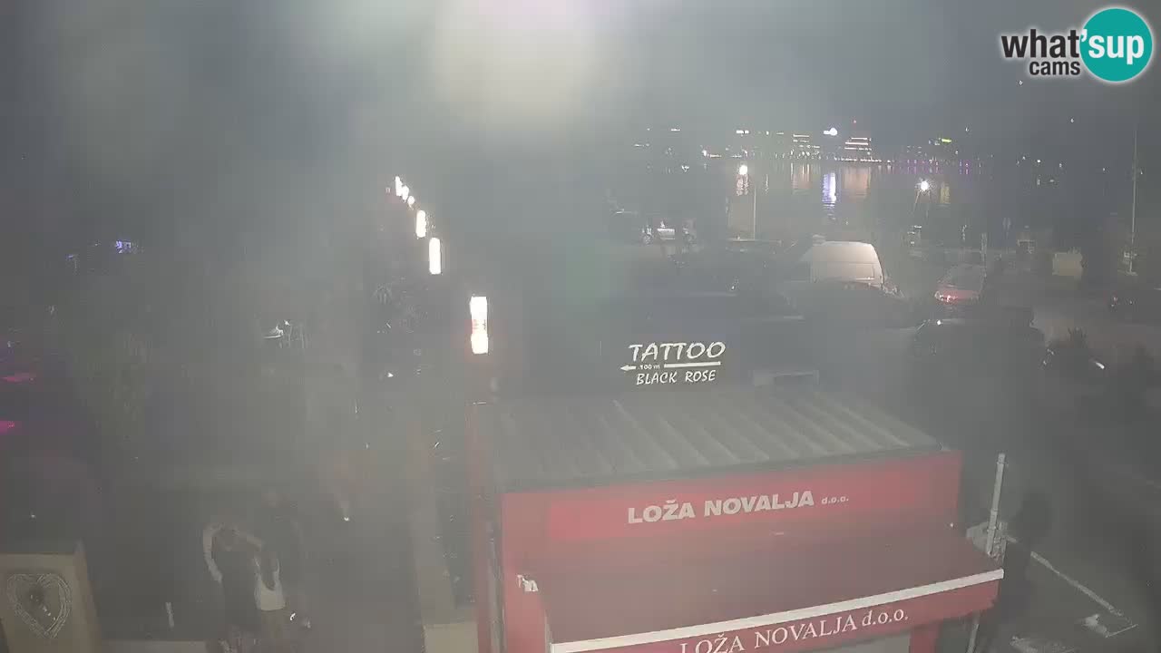 Webcam live Novalja – Obala Petra Krešimira IV