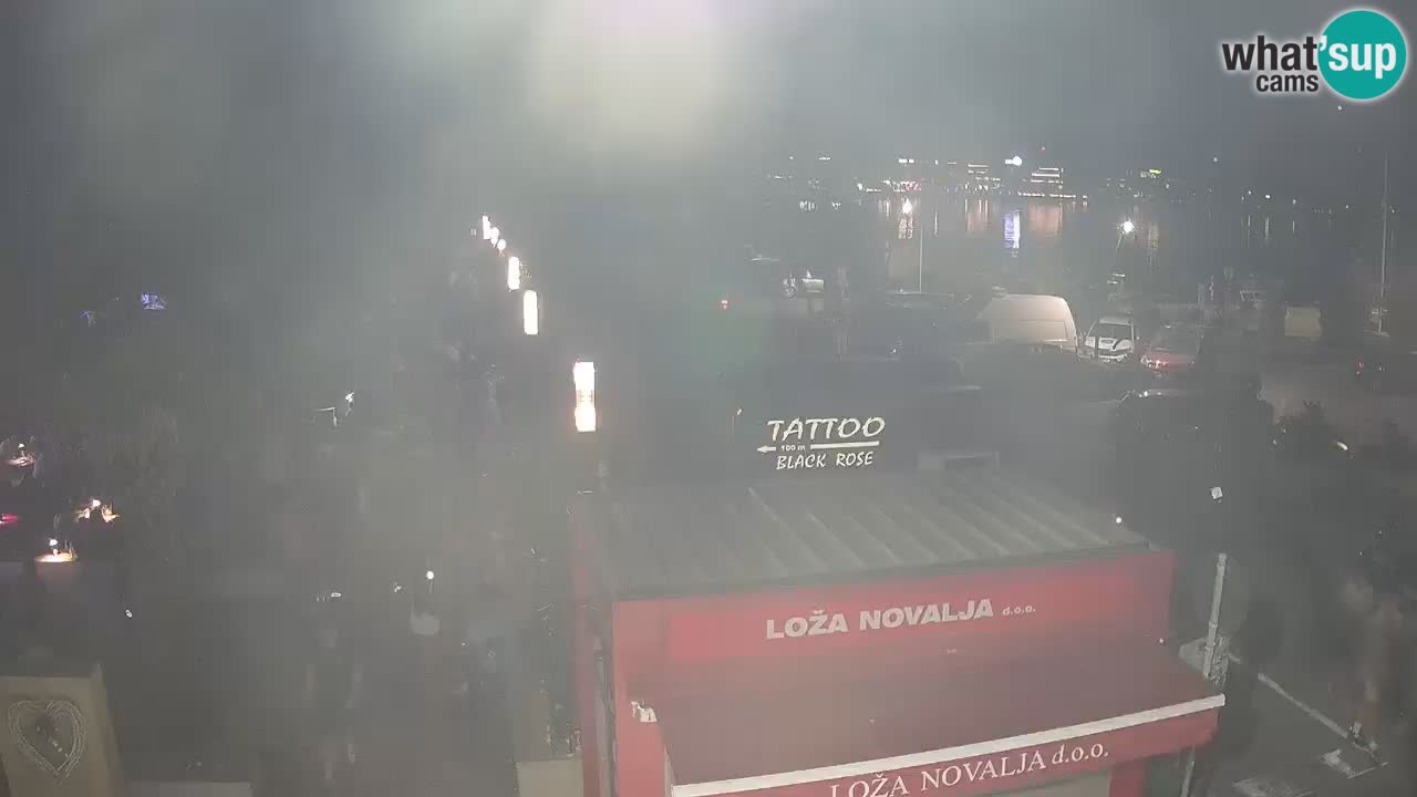 Live cam Novalja – Obala Petra Krešimira IV