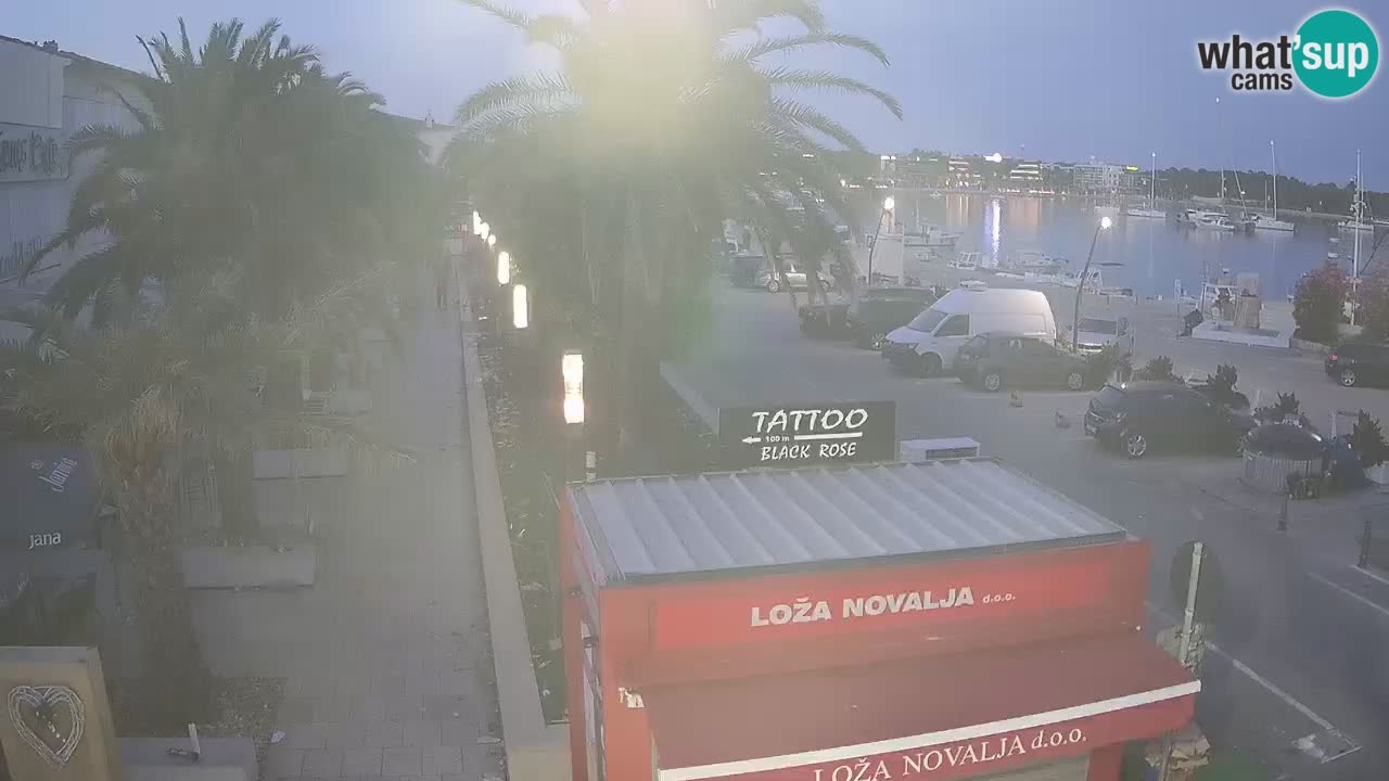Webcam Novalja – Obala Petra Krešimira IV