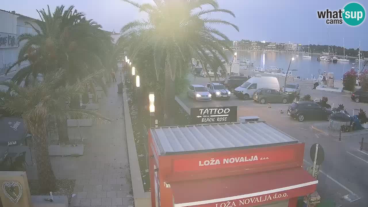 Live cam Novalja – Obala Petra Krešimira IV