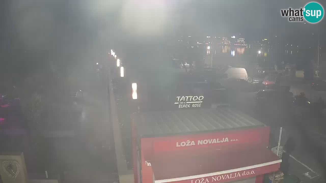 Webcam Novalja – Obala Petra Krešimira IV
