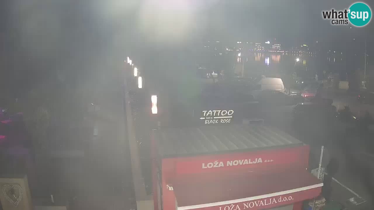 Camera en diecto Novalja – Obala Petra Krešimira IV