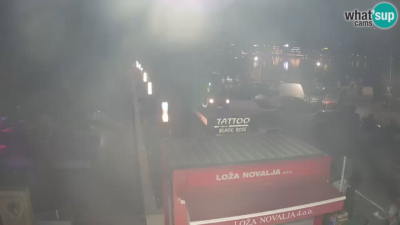 Webcam Novalja – Obala Petra Krešimira IV