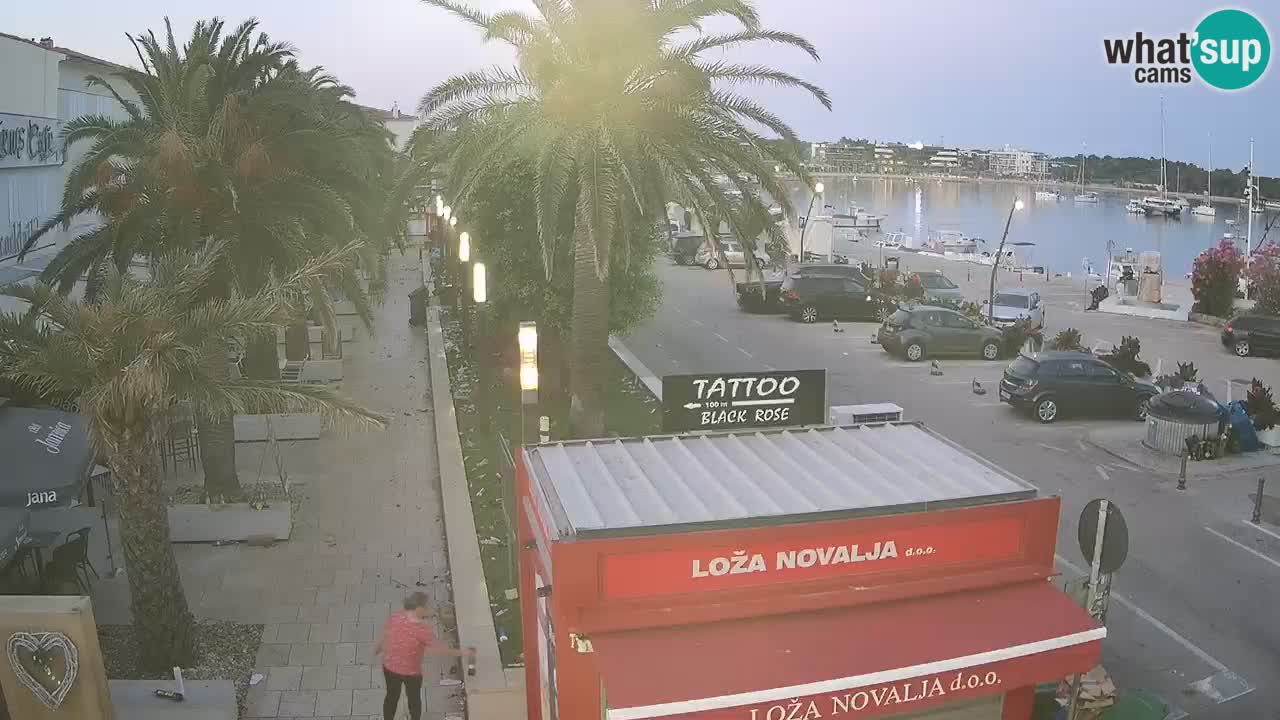 Webcam Novalja – Obala Petra Krešimira IV