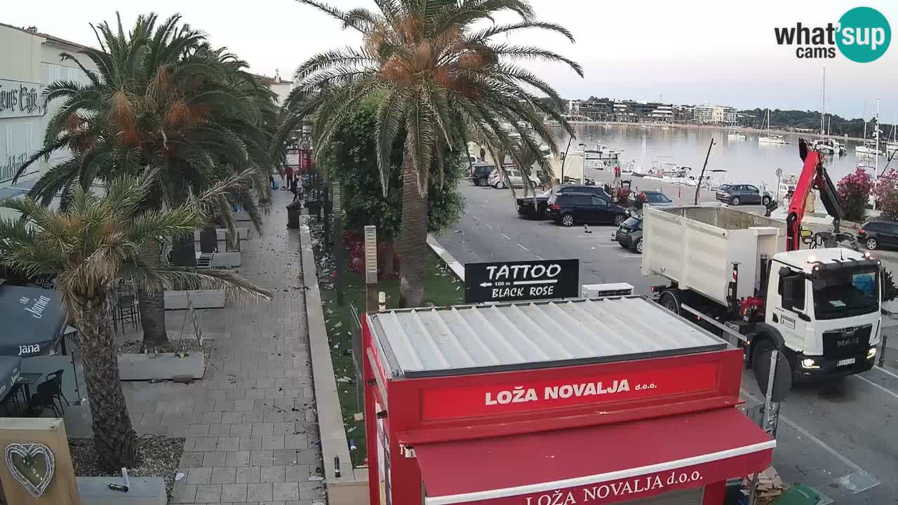 Webcam Novalja – Obala Petra Krešimira IV