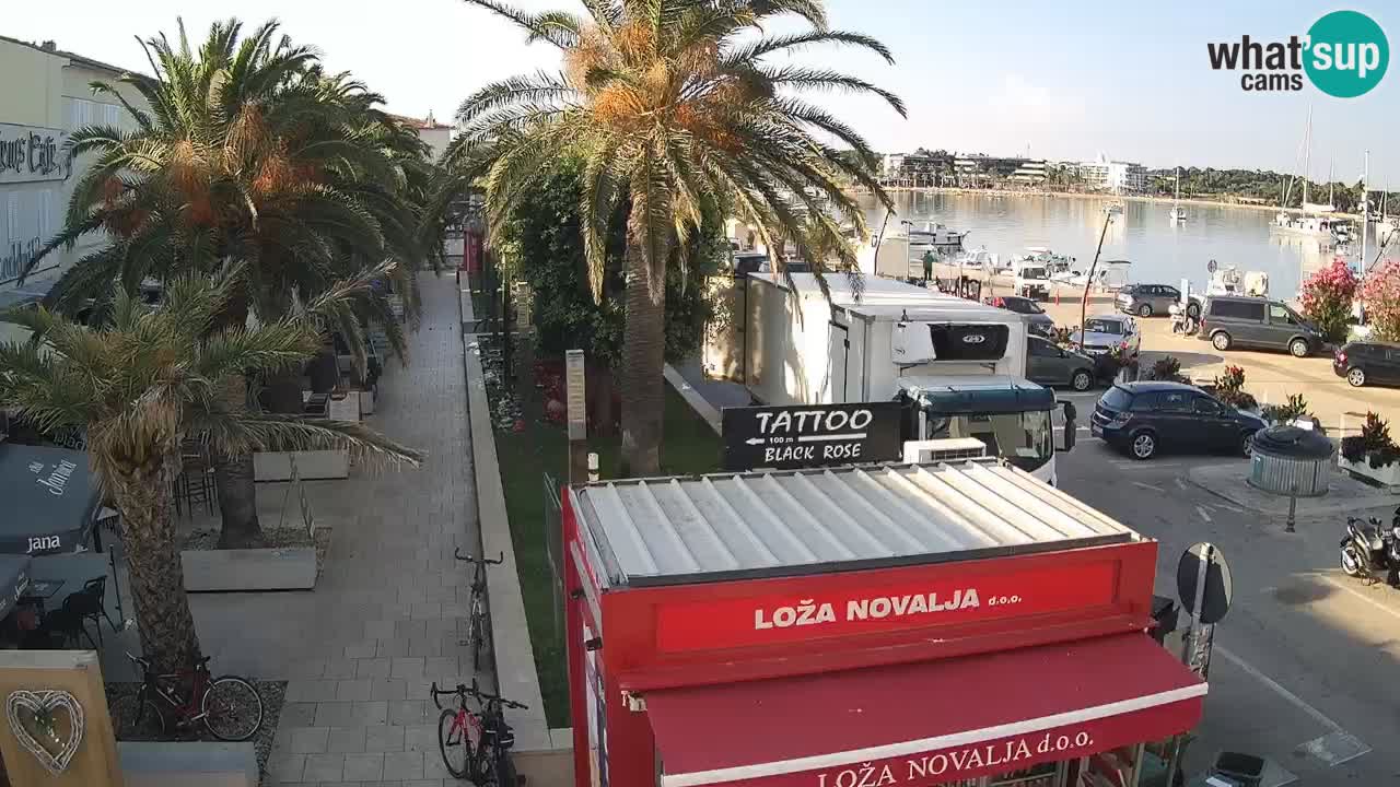 Webcam Novalja – Obala Petra Krešimira IV