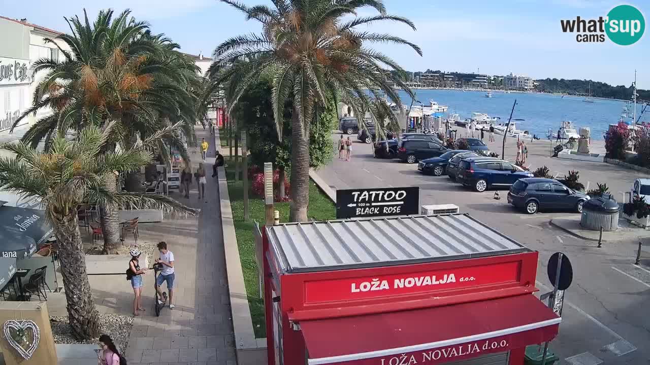 Live cam Novalja – Obala Petra Krešimira IV