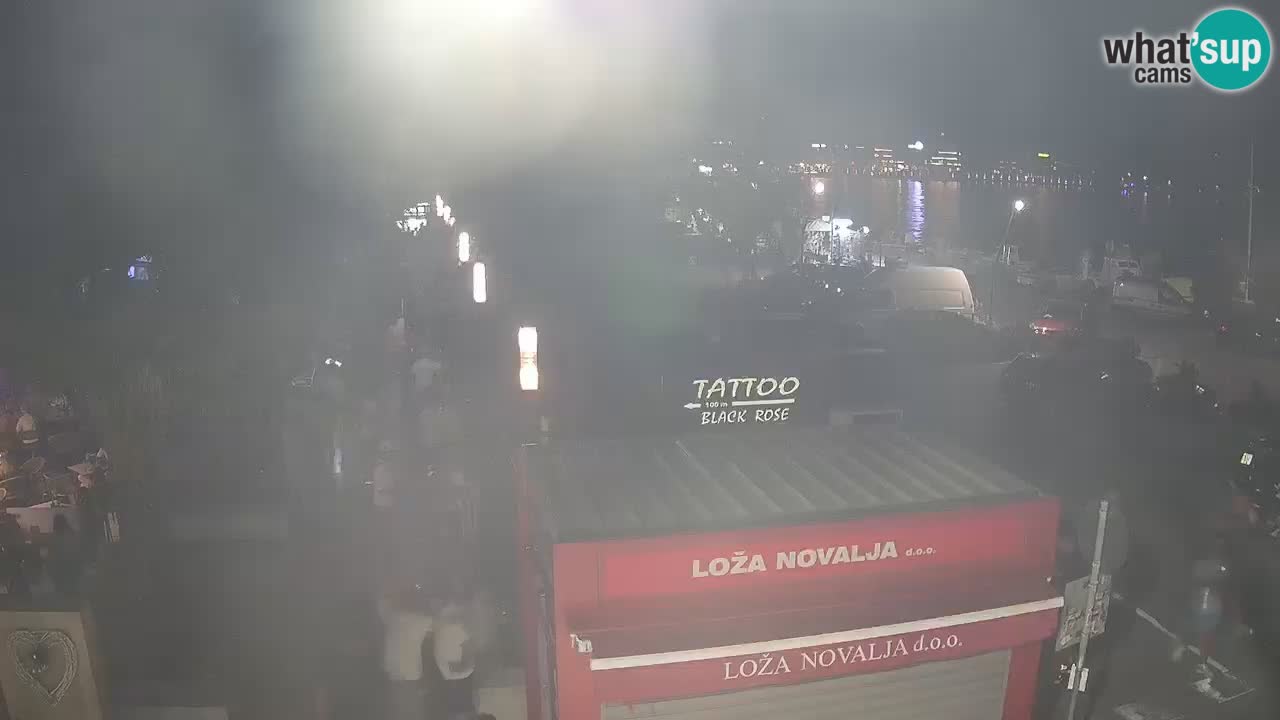 Live cam Novalja – Obala Petra Krešimira IV
