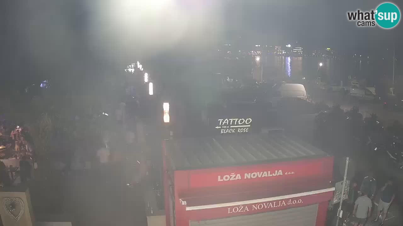 Live cam Novalja – Obala Petra Krešimira IV