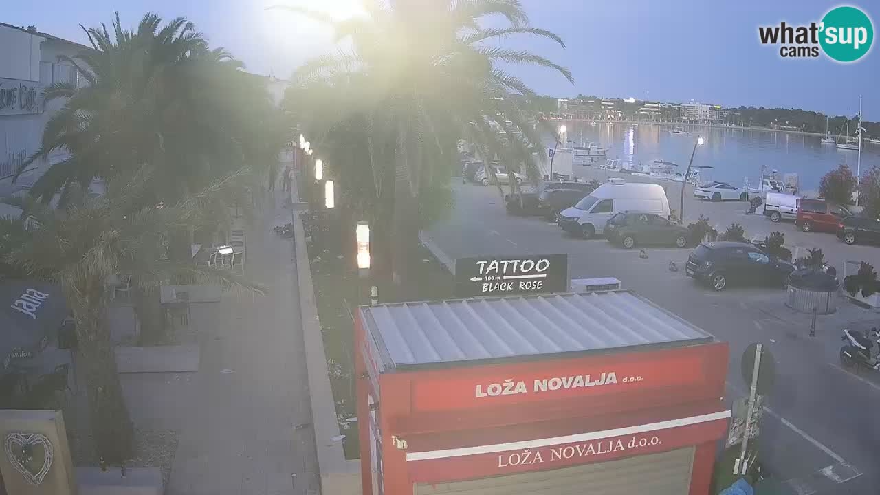 Live cam Novalja – Obala Petra Krešimira IV