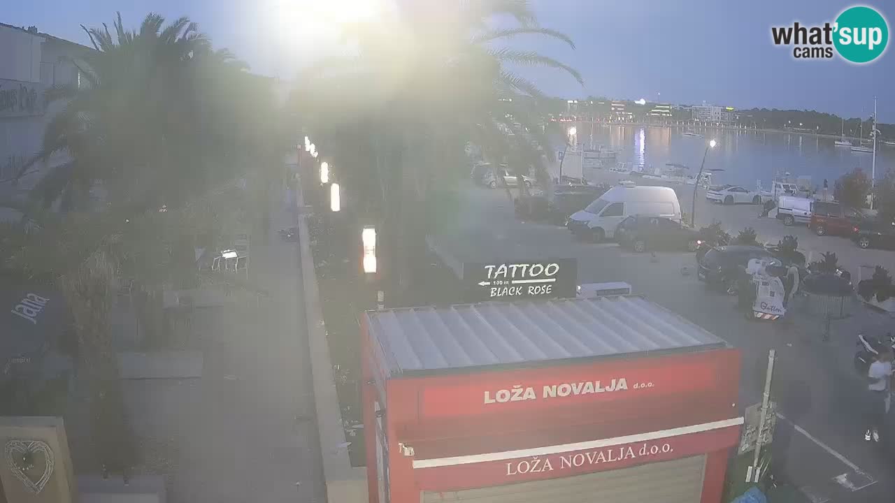 Camera en diecto Novalja – Obala Petra Krešimira IV