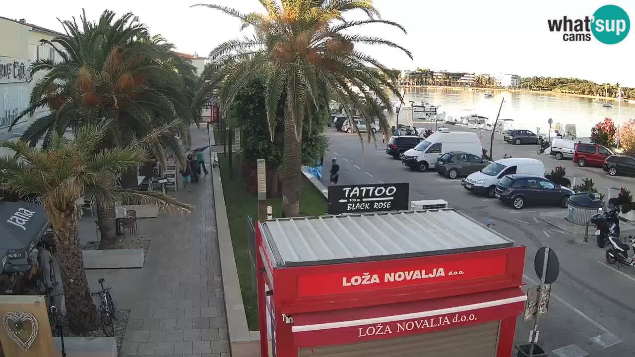 Live cam Novalja – Obala Petra Krešimira IV