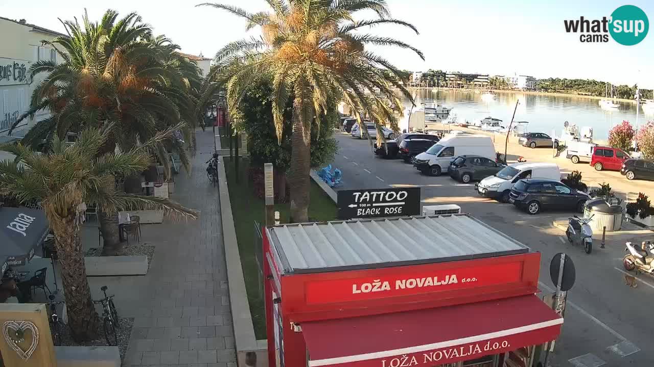 Live cam Novalja – Obala Petra Krešimira IV